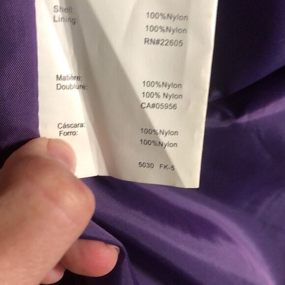 Totes purple rain jacket size Small - Picture 11 of 12